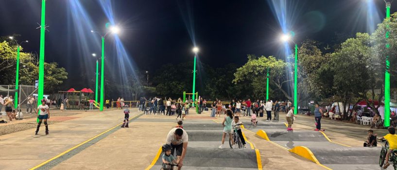 Nueva iluminación en barrio Víctor Félix, impulsa el deporte nocturno en la Comuna 10 de Neiva