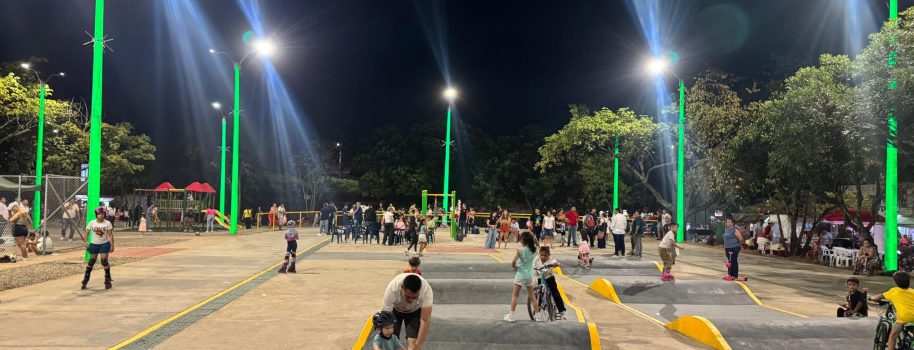 Nueva iluminación en barrio Víctor Félix, impulsa el deporte nocturno en la Comuna 10 de Neiva