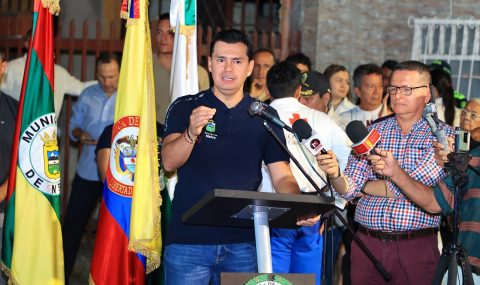 Alcalde Germán Casagua, refuerza la seguridad de Neiva, con nuevas motos y patrullas