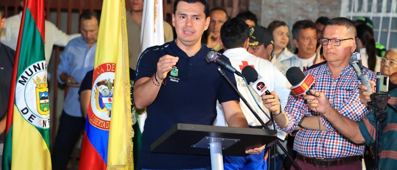 Alcalde Germán Casagua, refuerza la seguridad de Neiva, con nuevas motos y patrullas
