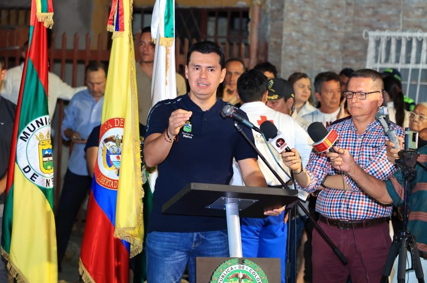 Alcalde Germán Casagua, refuerza la seguridad de Neiva, con nuevas motos y patrullas