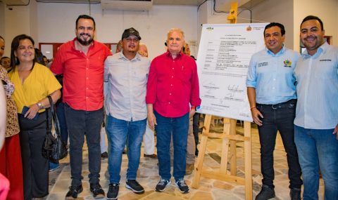 Gobernador Rodrigo Villalba da inicio a rehabilitación de la vía Palermo–La Y con inversión superior a $7.518 millones
