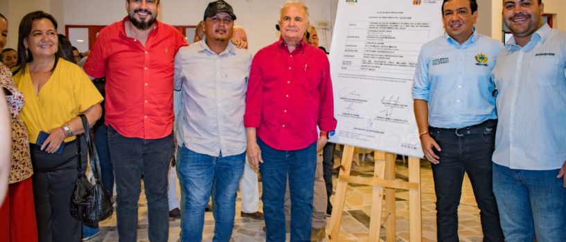 Gobernador Rodrigo Villalba da inicio a rehabilitación de la vía Palermo–La Y con inversión superior a $7.518 millones