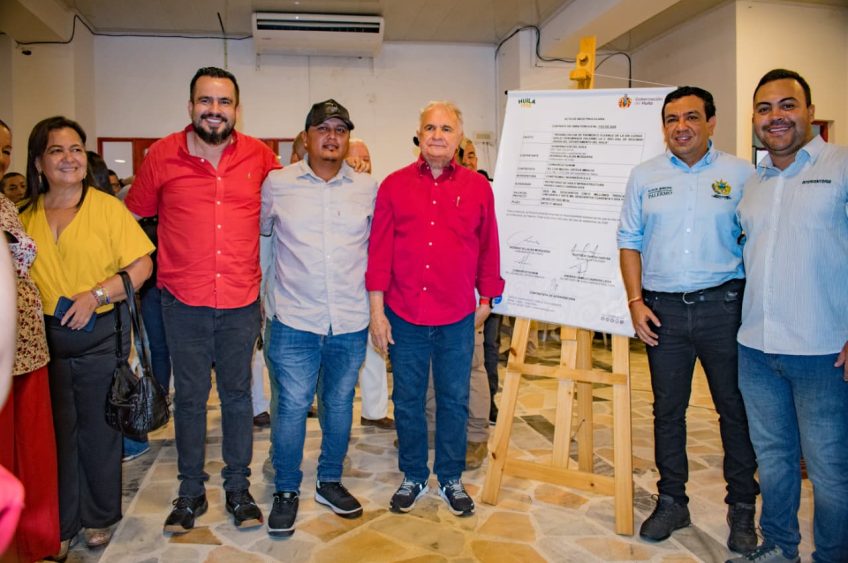 Gobernador Rodrigo Villalba da inicio a rehabilitación de la vía Palermo–La Y con inversión superior a $7.518 millones