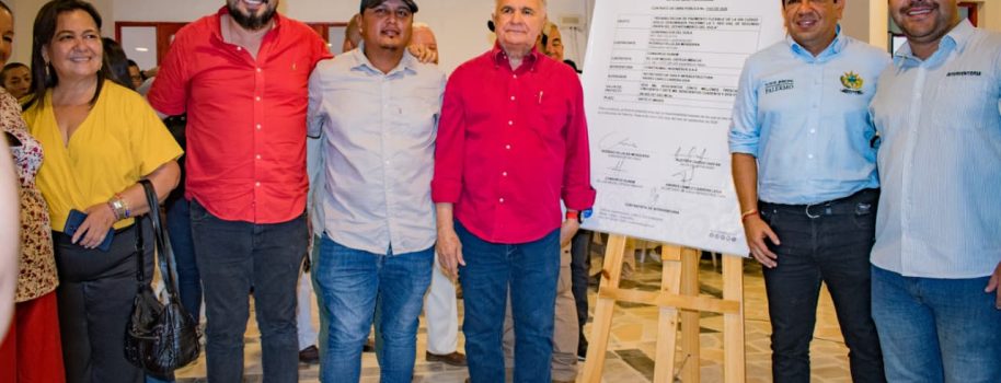 Gobernador Rodrigo Villalba da inicio a rehabilitación de la vía Palermo–La Y con inversión superior a $7.518 millones