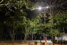 Zona verde de IV Centenario Casas – Bosques de San Luis, sur de Neiva, ya cuenta con expansión de alumbrado público