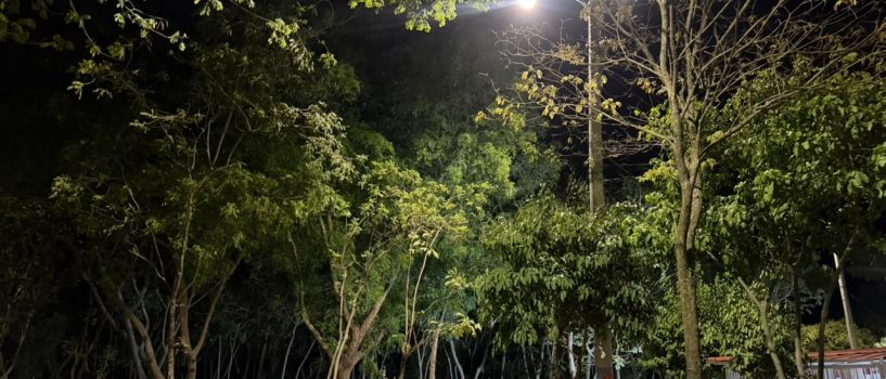 Zona verde de IV Centenario Casas – Bosques de San Luis, sur de Neiva, ya cuenta con expansión de alumbrado público