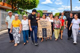 Alcalde de Neiva, Germán Casagua, cumple al barrio Carbonell con pavimentación de nueva vía