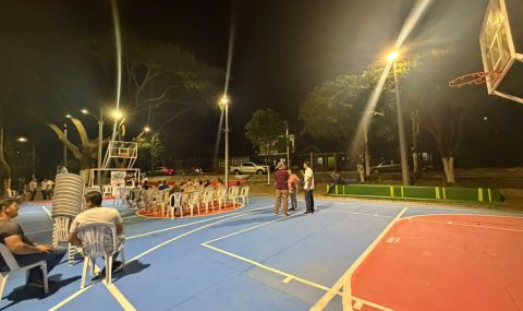 El deporte y la vida nocturna regresan a Acrópolis, norte de Neiva: ¡ESIP ilumina el polideportivo de la comuna Uno!